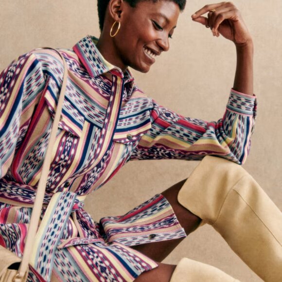 *NWT* Sézane Charmaine Long Sleeve Tunic Dress – Size M - Picture 16 of 16